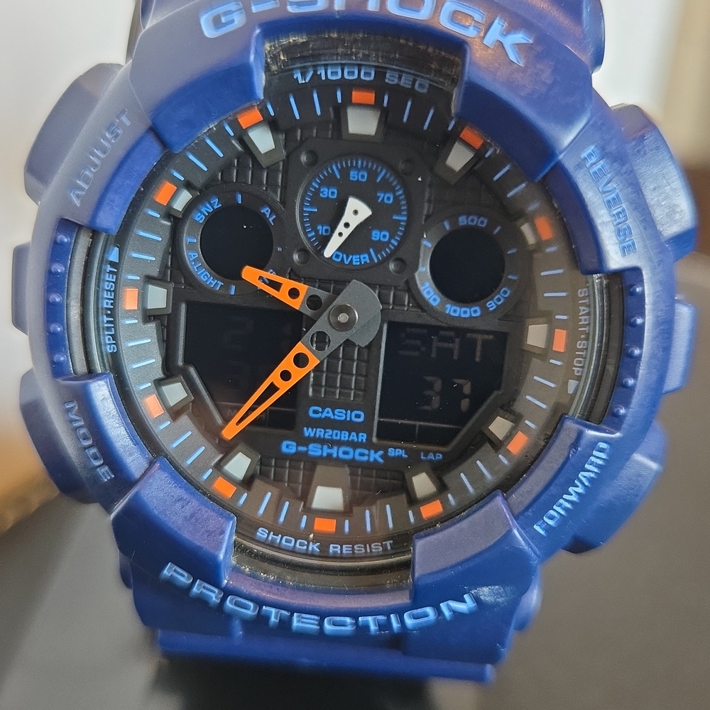 Casio G-Shock Blue Watch - Picture 2 of 5